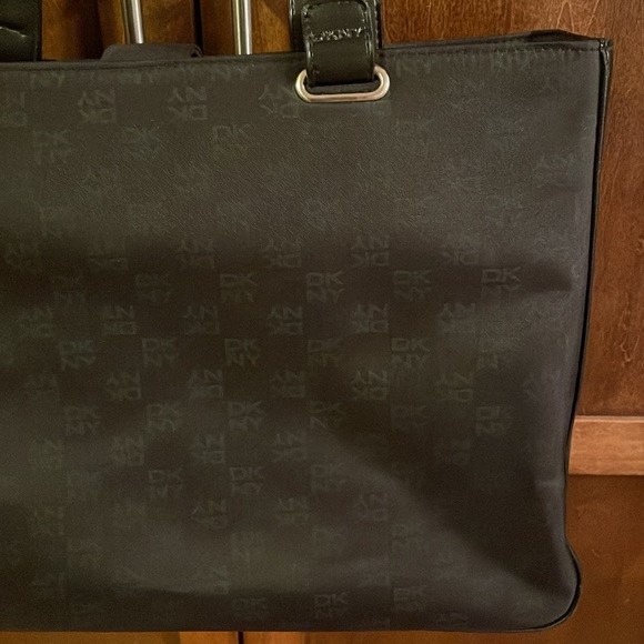 DKNY black tote. - Picture 3 of 10